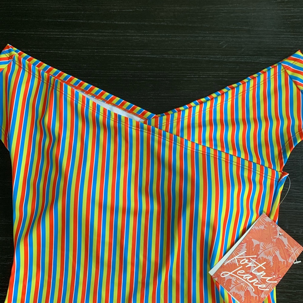 KJ - Primary Stripes Top